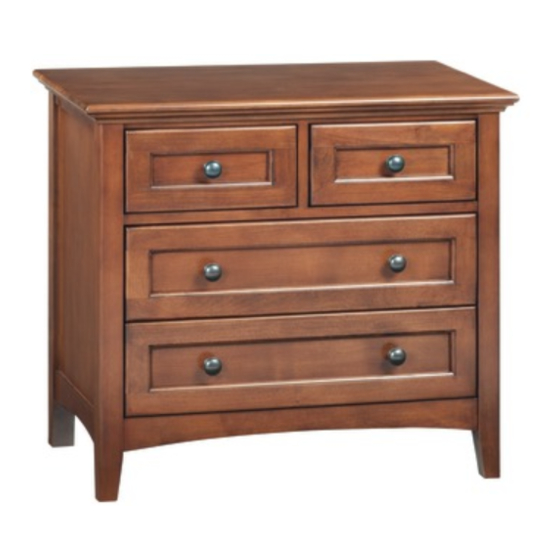 Whittier Wood Furniture McKenzie 1113GACb Assembly Instructions Manual