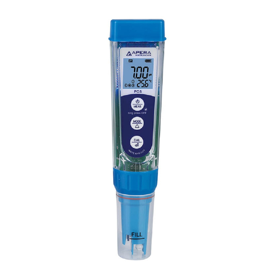 Apera PC60 Quick Start Manual