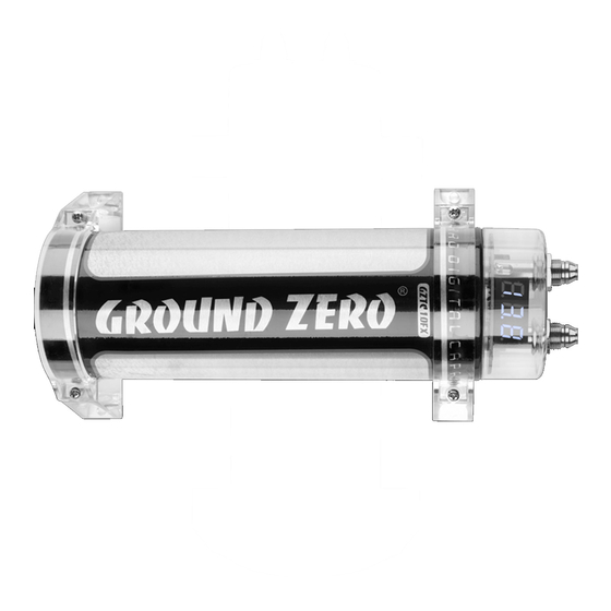 Ground Zero GZTC 1.0FX Owner's Manual