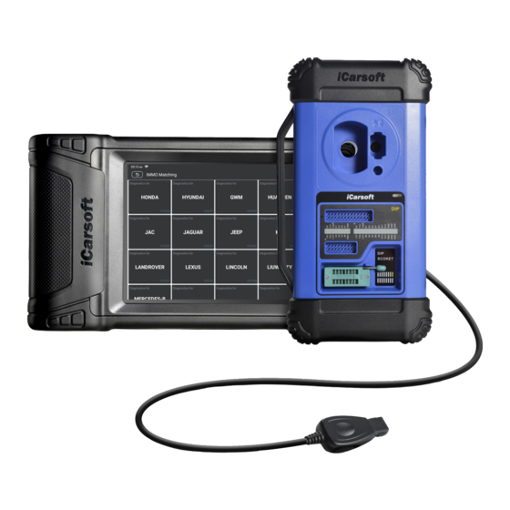 iCarsoft CR IMMO User Manual