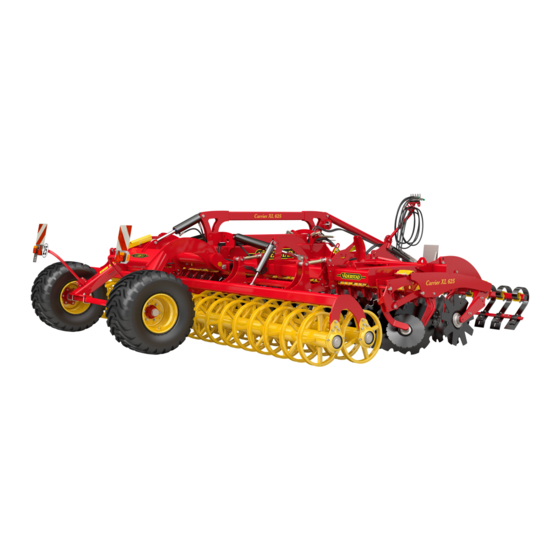 Vaderstad Carrier XL Quick Start Manual
