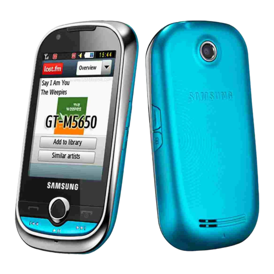 Samsung GT-M5650 User Manual