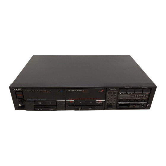 Akai HX-A451W Service Manual