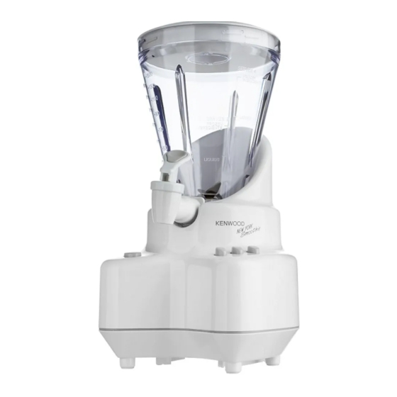 Kenwood SB200 Series Instructions And Recipe Ideas