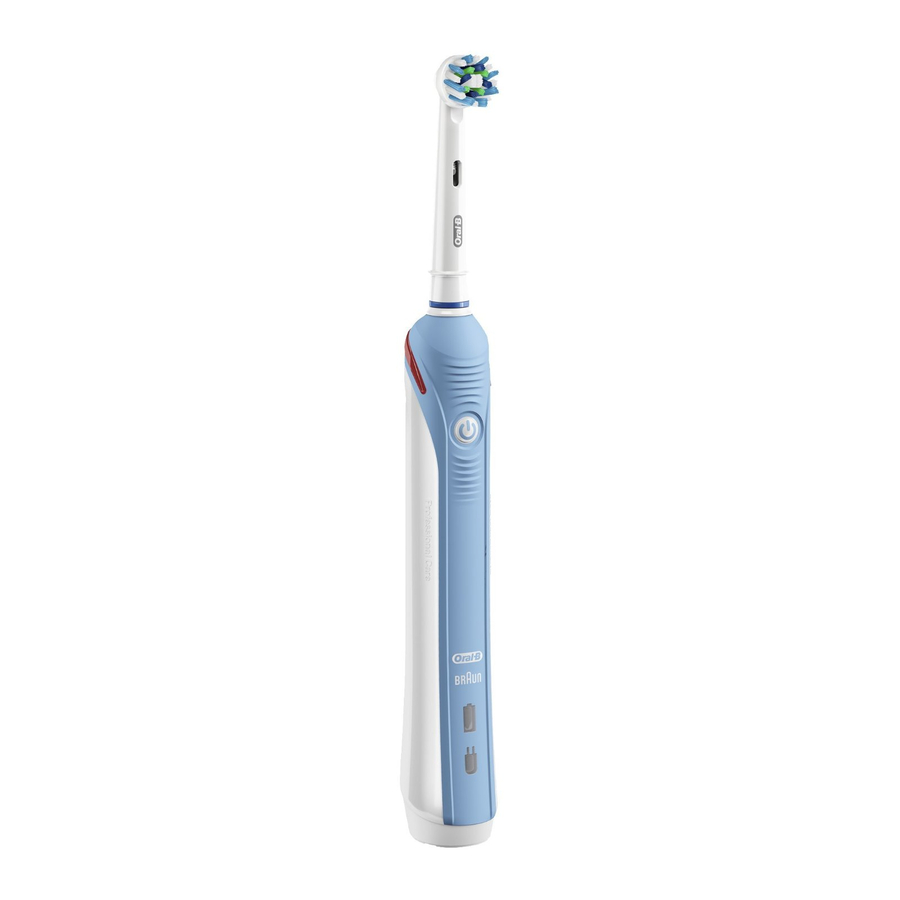 Braun Oral-B Professional Care 1500 Manual