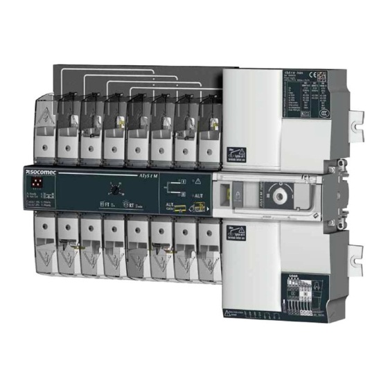 socomec ATyS t M Transfer Switch Manuals