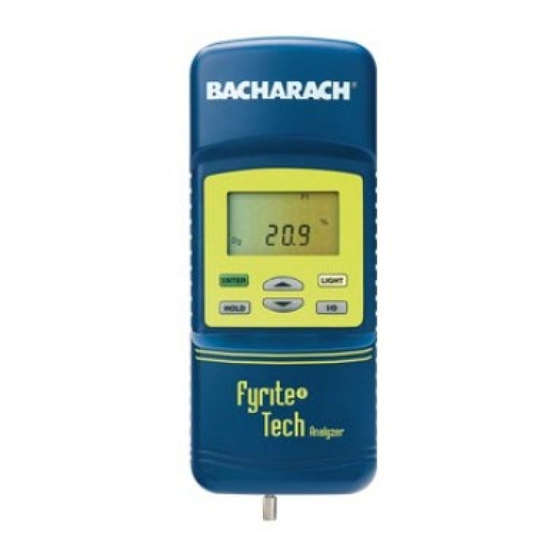 Bacharach Fyrite Tech 50 Manuals