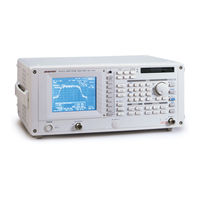 Advantest R3131 Series Operation Manual