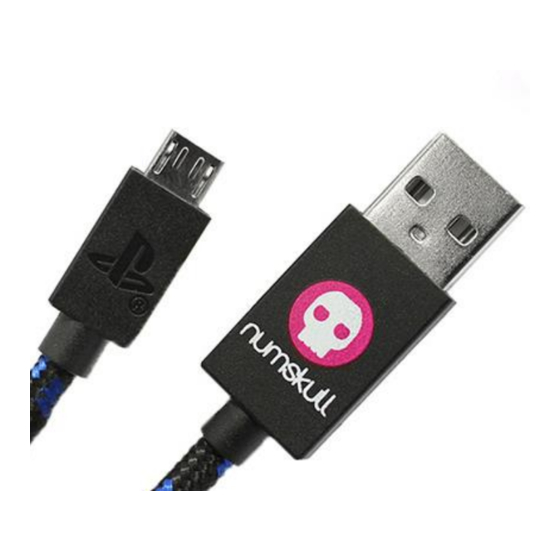 numskull PS4 4M PREMIUM PLAY &CHARGE CABLE Quick Start Manual