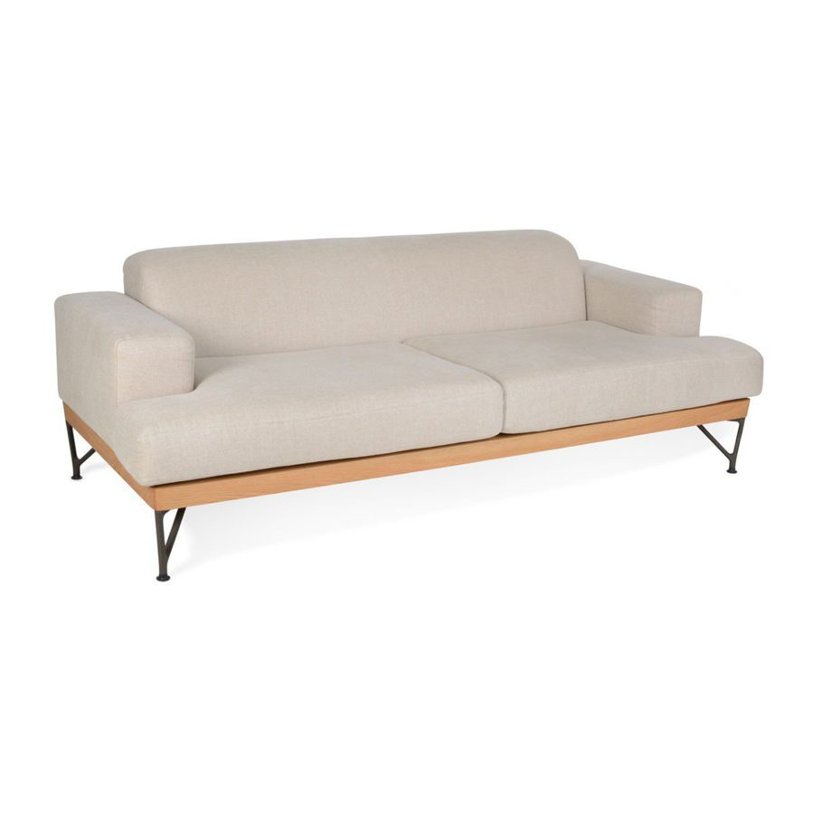 De La Espada ARMSTRONG SOFA Assembly Instructions