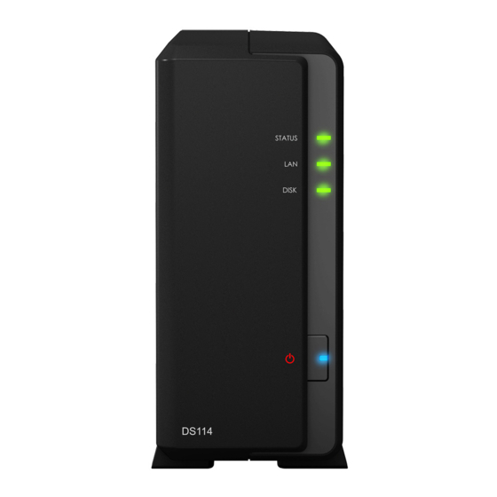 Synology rackstation RS214 Quick Installation Manual