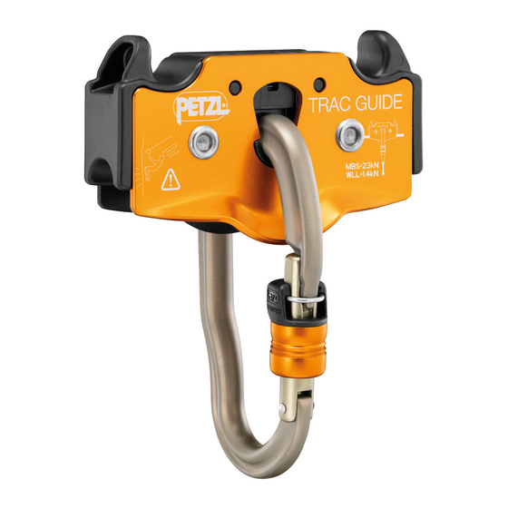 Petzl TRAC GUIDE Technical Notice