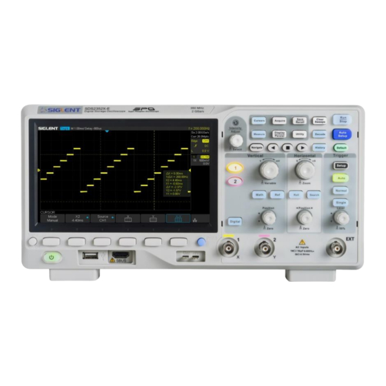 SIGLENT SDS2352X-E User Manual