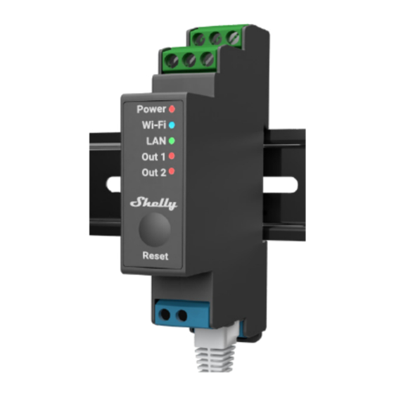 Shelly PRO 2 User And Safety Manuallines