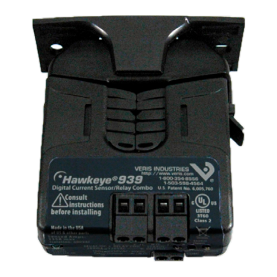 Veris Industries Hawkeye 939 Installation Manual
