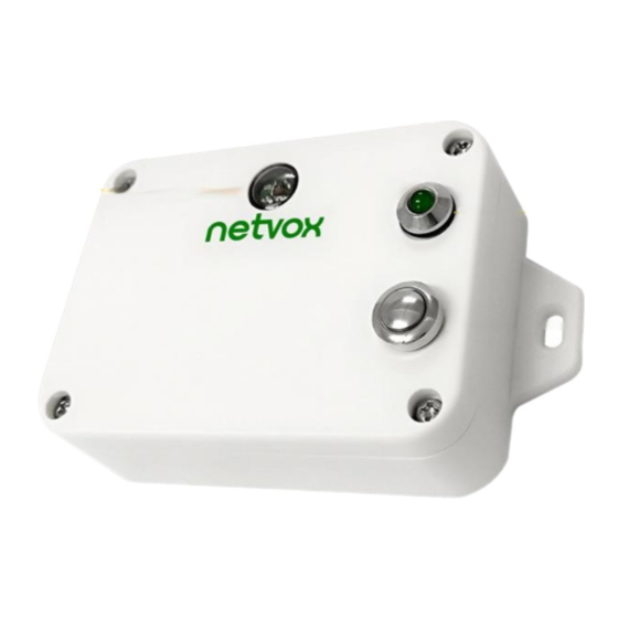 netvox R718PG-AS923 Wireless Light Sensor Manuals