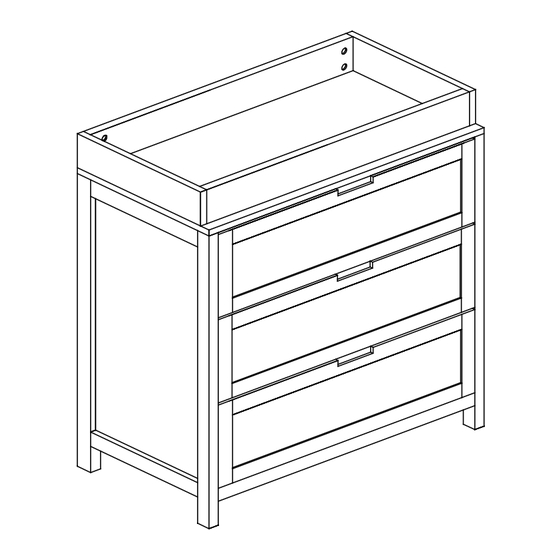 Mocka Newport Change Table Assembly Instructions Manual