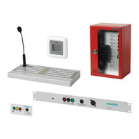 Siemens Cerberus PACE Operation Manual