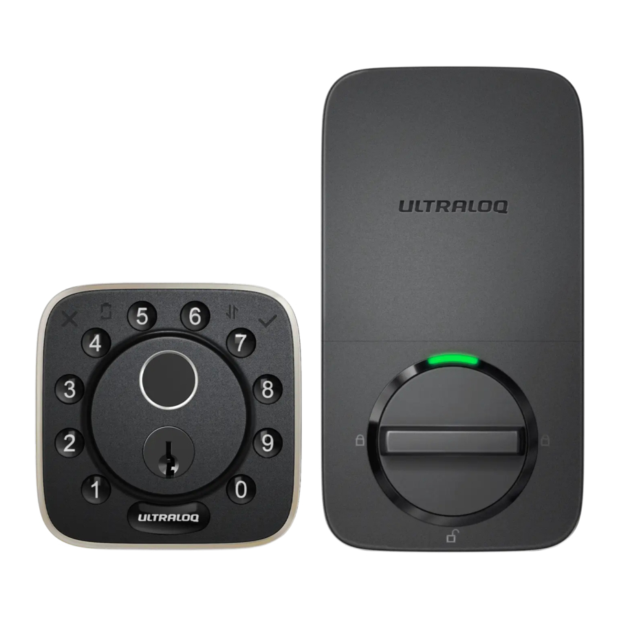 U-Tec ULTRALOQ  UUL-BOLT-F-W-NK Manual