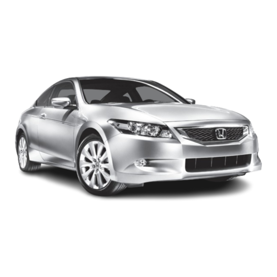 Honda 2010  Accord coupe Brochure