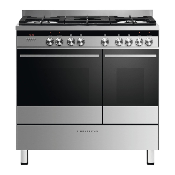 Fisher & Paykel OR90L Series Installation Instructions And User Manual
