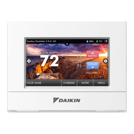 Daikin DT4273C Owner's Manual & Installation Manual