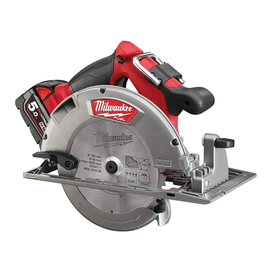 Milwaukee M18 CCS66 Original Instructions Manual