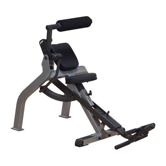 Body Solid GAB350 Owner's Manual