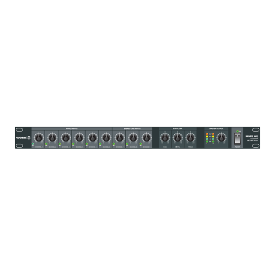 Work Pro MMX 62 User Manual