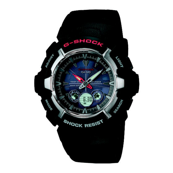 Casio QW-3367 Service Manual & Parts List