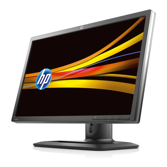 HP ZR2040w Product End-Of-Life Disassembly Instructions
