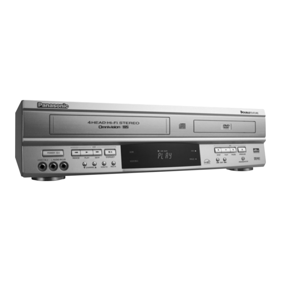 Panasonic PV-D4762 Operating Instructions Manual