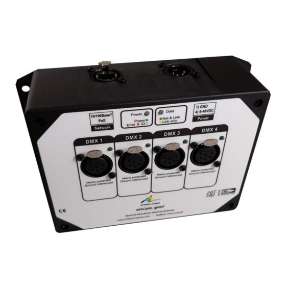 Artistic Licence netLynx quad User Manual