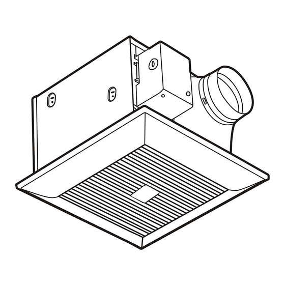 Panasonic WhisperGreen FV-13VKS3 Installation Instructions Manual