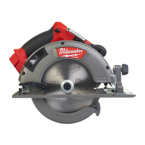 Milwaukee M18 CCS66 Original Instructions Manual