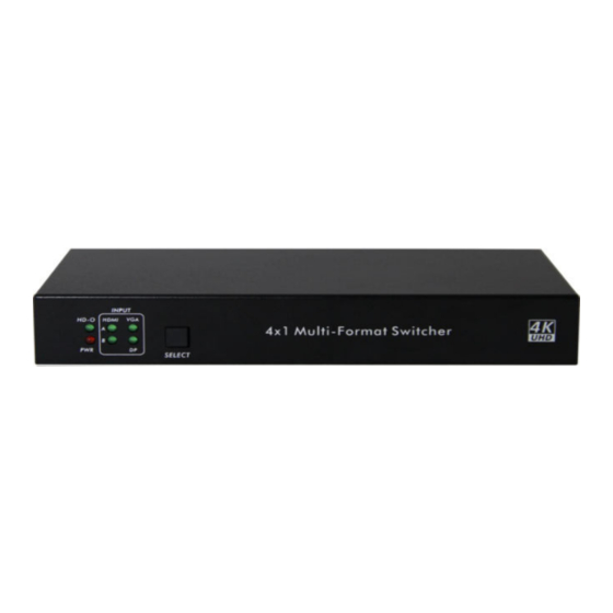 Relens TLS MF4.1 Multiformat Switch Manuals