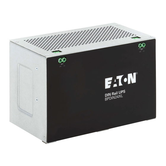 Eaton DIN24240DC Advanced User's Manual