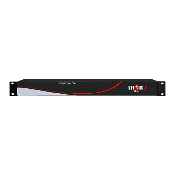 Thor Broadcast F-16A-RCA-TX Quick Setup Manual