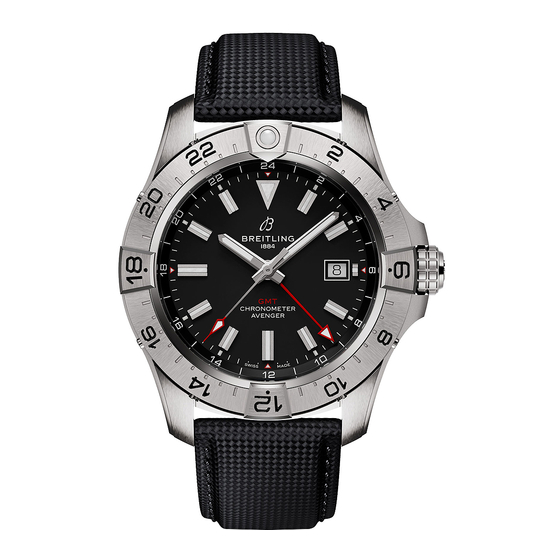 Breitling AVENGER AUTOMATIC GMT Instructions For Use Manual