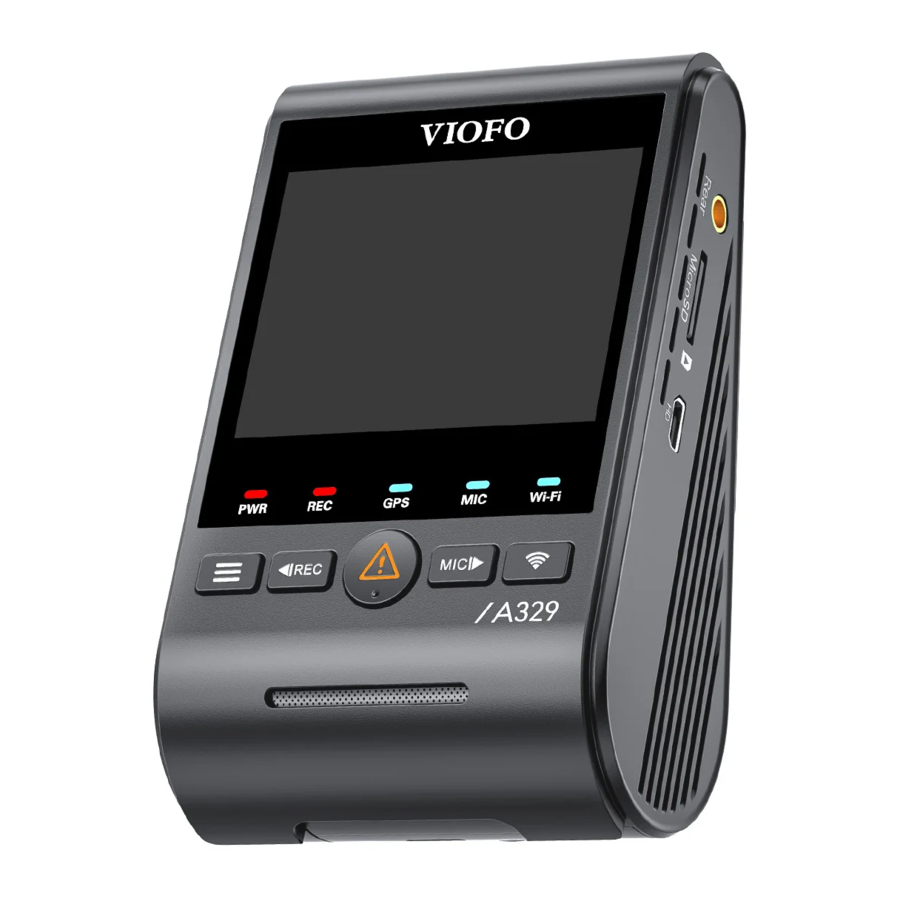 Viofo A329 Manual