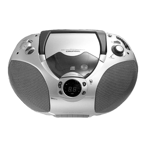 Grundig RR 640 CD Service Manual