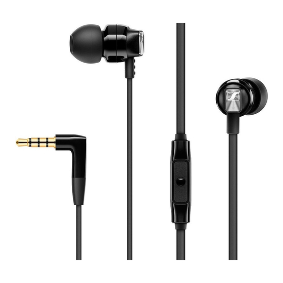 Sennheiser CX 300S Safety Manual
