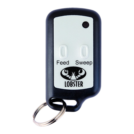 LOBSTER SPORTS Elite 2-function Wireless Remote Control Troubleshooting Manual