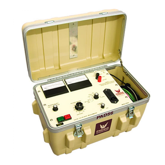 Phenix Technologies PAD56 Operation And Application Manual