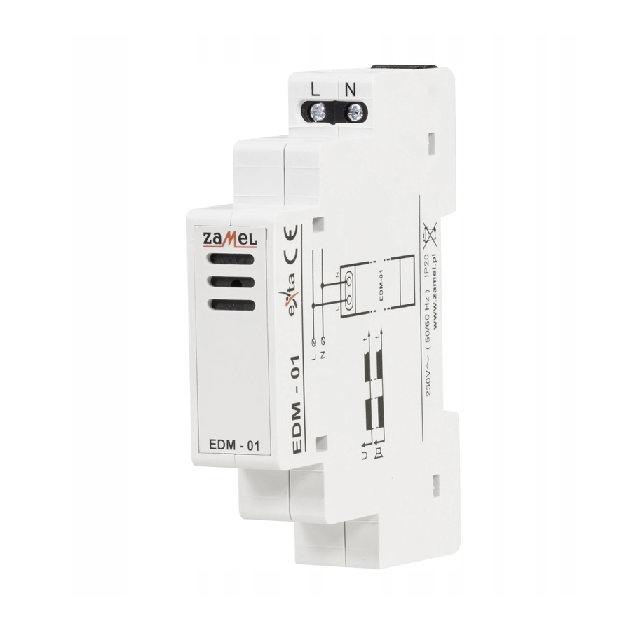 Zamel EXTA EDM-01 Instruction Manual