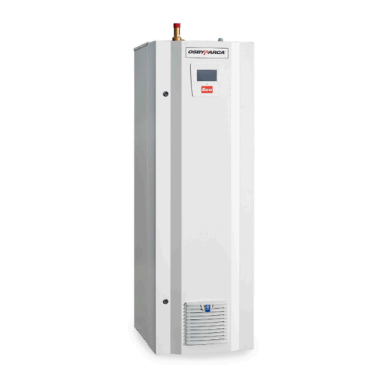 Osby Parca EL 160 Eco Installation And Operating Instructions Manual