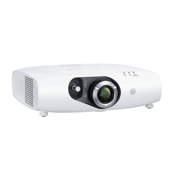 Panasonic PT-RZ370EA Operating Instructions Manual