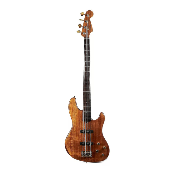 Fender VICTOR BAILEY JAZZ BASS Wiring Diagram