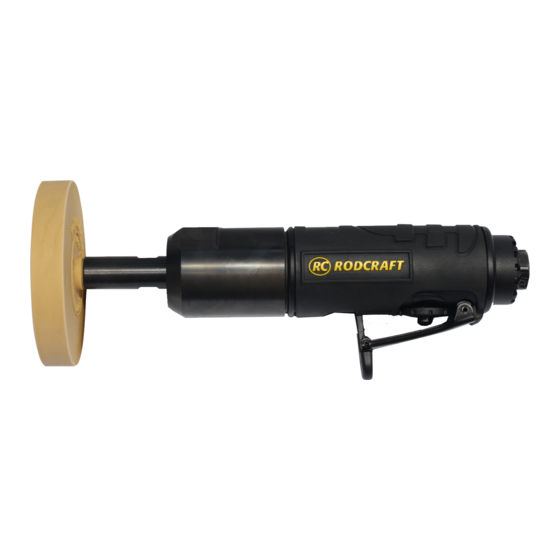 User Manuals: RODCRAFT RC7038 Pneumatic Die Grinder