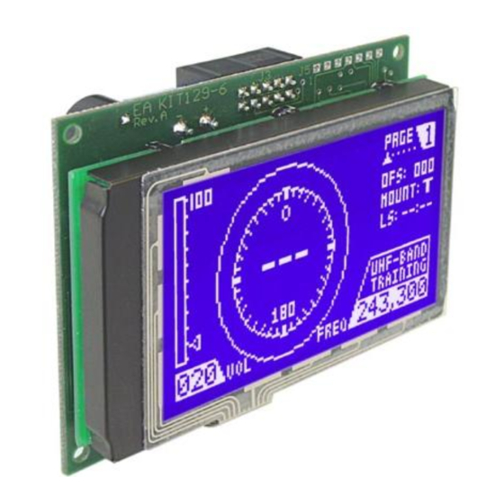 ELECTRONIC ASSEMBLY EA KIT129-6 Manuals